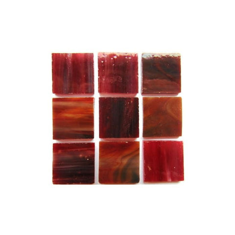 Glacier Hand-Cut Recycled Stained Glass Mosaic Tiles – 20mm