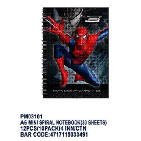 A6 Mini Spiral Notebook (30 sheets) A6 Mini Spiral Notebook (30 sheets)