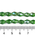 AB Transparent Green Teardrop Glass Beads | Electroplated, Faceted, 15×10mm AB Transparent Green Teardrop Glass Beads | Electroplated, Faceted, 15×10mm