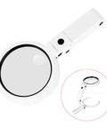 ABS Plastic Handheld and Desktop Foldable Illuminated Magnifier, with Acrylic Optical Lenses ABS Plastic Handheld and Desktop Foldable Illuminated Magnifier, with Acrylic Optical Lenses