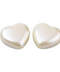 ABS Plastic Imitation Pearl Beads, Heart, Floral White, 24.5x27x14mm ABS Plastic Imitation Pearl Beads, Heart, Floral White, 24.5x27x14mm