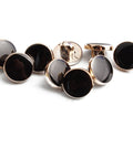 STYLE 3 (BLACK) ABS Plastic Shank Buttons, with Enamel, for Garment Accessories, Round 11mm ABS Plastic Shank Buttons, with Enamel, for Garment Accessories, Round 11mm