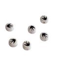 Acrylic Beads with Swallow Design, 7mm Diameter Acrylic Beads with Swallow Design, 7mm Diameter