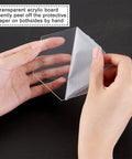 Acrylic Board, Hexagon, Clear Size: about 87mm wide, 100mm long, 3mm thick. Acrylic Board, Hexagon, Clear Size: about 87mm wide, 100mm long, 3mm thick.