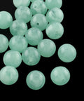 MEDIUM AQUAMARINE Acrylic Imitation Gemstone Beads – 10mm, 2mm Hole Acrylic Imitation Gemstone Beads – 10mm, 2mm Hole