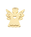 Acrylic Mirror Angel Charm Pendant Golden 7x8cm Acrylic Mirror Angel Charm Pendant Golden 7x8cm