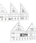 Acrylic Quilting Rulers, Triangle Templates, Transparent Patchwork Sewing Cutting Craft Ruler DIY Tools, Clear Clear Acrylic Quilting Rulers – Triangle Templates for Patchwork, Sewing & Craft Cutting