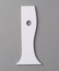 Acrylic Scraper Tools, White 52x116mm Acrylic Scraper Tools, White 52x116mm