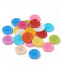 Acrylic Sewing Buttons, Mixed Color, 20x2.5mm Acrylic Sewing Buttons, Mixed Color, 20x2.5mm