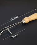 Adjustable Leather Edger Creaser, with Wooden Handle, for DIY Handmade Leather Craft Tools Adjustable Leather Edger Creaser, with Wooden Handle, for DIY Handmade Leather Craft Tools