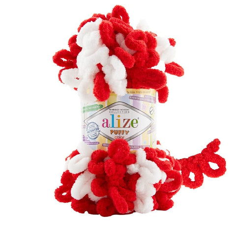 6574 Alize Puffy Color Yarn – Soft Loop Chenille Yarn for Knitting & Crafts Alize Puffy Color Yarn – Soft Loop Chenille Yarn for Knitting & Crafts