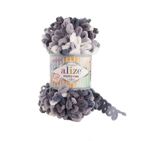 5925 Alize Puffy Color Yarn – Soft Loop Chenille Yarn for Knitting & Crafts Alize Puffy Color Yarn – Soft Loop Chenille Yarn for Knitting & Crafts