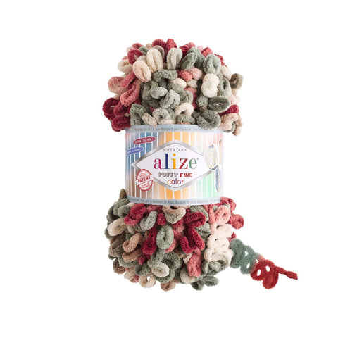 6039 Alize Puffy Color Yarn – Soft Loop Chenille Yarn for Knitting & Crafts Alize Puffy Color Yarn – Soft Loop Chenille Yarn for Knitting & Crafts