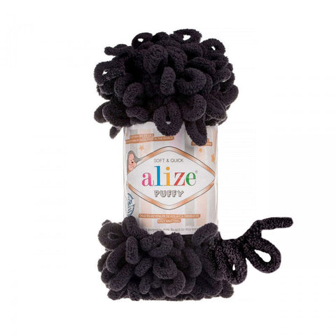 Alize Yarn 1060 Alize Puffy Yarn – Super Soft, Chunky Loop Yarn for Hand Knitting