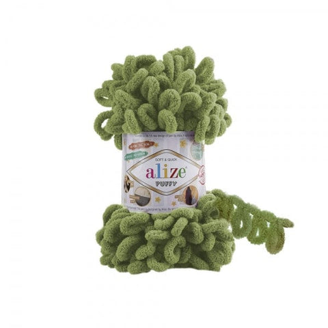 Alize Yarn 485 Alize Puffy Yarn – Super Soft, Chunky Loop Yarn for Hand Knitting