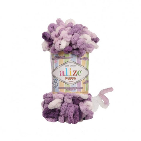 Alize Yarn 5923 Alize Puffy Yarn – Super Soft, Chunky Loop Yarn for Hand Knitting