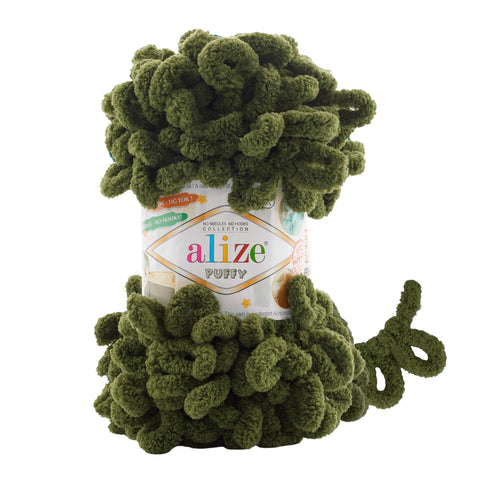 Alize Yarn 620 Alize Puffy Yarn – Super Soft, Chunky Loop Yarn for Hand Knitting