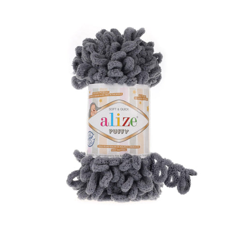 Alize Yarn 87 Alize Puffy Yarn – Super Soft, Chunky Loop Yarn for Hand Knitting