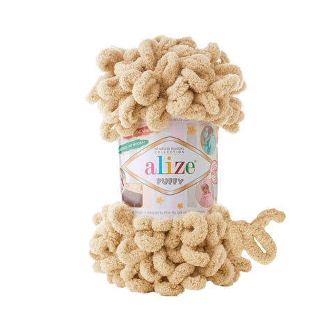 Alize Yarn 95 Alize Puffy Yarn – Super Soft, Chunky Loop Yarn for Hand Knitting