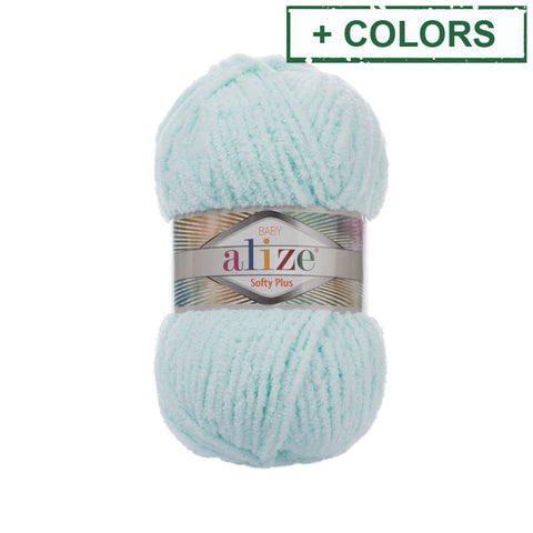 Alize Yarn Alize Softy Plus Yarn – Super Soft Plush Yarn for Baby Projects, Amigurumi & Blankets