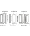 Alloy Bikini Clips, Bra Clasp Replacement Part, Lingerie Front Closure, Platinum Alloy Bikini Clips, Bra Clasp Replacement Part, Lingerie Front Closure, Platinum