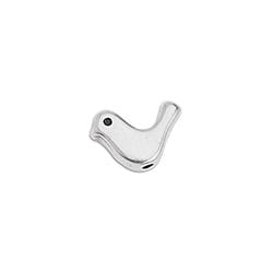 Silver Antique Alloy Bird Bead, 12x9mm Alloy Bird Bead, 12x9mm