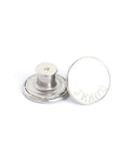 JEANS PLATINUM 17MM / NAIL 7MM Alloy Button Pins for Jeans, Nautical Buttons, Garment Accessories, Round Alloy Button Pins for Jeans, Nautical Buttons, Garment Accessories, Round