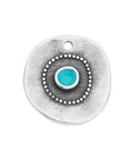 Alloy Circle Pendant 19x21mm – Jewellery Making Charm Alloy Circle Pendant 19x21mm – Jewellery Making Charm