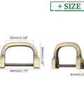 Alloy D Rings, Buckle Clasps for Bags, Antique Bronze Alloy D Rings, Buckle Clasps for Bags, Antique Bronze