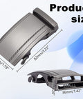 Alloy DIY Adjustable Automatic Buckle, for Men's Belt Head Accessories, 82x40.5x18.5mm Alloy DIY Adjustable Automatic Buckle, for Men's Belt Head Accessories, 82x40.5x18.5mm
