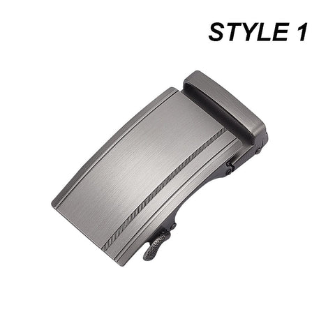 STYLE 1 Alloy DIY Adjustable Automatic Buckle, for Men's Belt Head Accessories, 82x40.5x18.5mm Alloy DIY Adjustable Automatic Buckle, for Men's Belt Head Accessories, 82x40.5x18.5mm