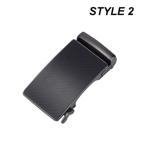 STYLE 2 Alloy DIY Adjustable Automatic Buckle, for Men's Belt Head Accessories, 82x40.5x18.5mm Alloy DIY Adjustable Automatic Buckle, for Men's Belt Head Accessories, 82x40.5x18.5mm