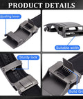 Alloy DIY Adjustable Automatic Buckle, for Men's Belt Head Accessories, 82x40.5x18.5mm Alloy DIY Adjustable Automatic Buckle, for Men's Belt Head Accessories, 82x40.5x18.5mm