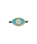 24KT.GOLD PLATED/TURQUOISE Alloy Eye Slider Charm 11x7mm Alloy Eye Slider Charm 11x7mm