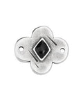 BLACK DOMED Alloy Flower Connector 19x18mm – Ø1.7mm Hole Alloy Flower Connector 19x18mm – Ø1.7mm Hole