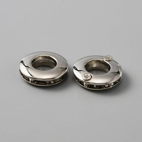 PLATINUM Alloy Grommet Eyelet Findings – Screw-Together Grommet Rings for Bag Making, 21mm Alloy Grommet Eyelet Findings – Screw-Together Grommet Rings for Bag Making, 21mm