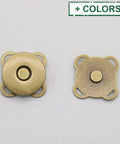 Alloy Magnetic Buttons Snap Magnet Fastener, Flower, for Cloth & Purse Makings Alloy Magnetic Buttons Snap Magnet Fastener, Flower, for Cloth & Purse Makings