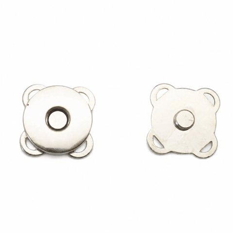 PLATINUM Alloy Magnetic Snap Buttons for Purses & Bags, 14mm Alloy Magnetic Snap Buttons for Purses & Bags, 14mm