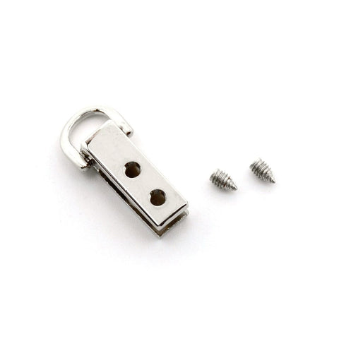 PLATINUM Alloy Metal Buckles – Rectangle D-Ring Hooks for Handbag Straps & Tassel Clips, Side Hanging Connector, 2.6 cm Alloy Metal Buckles – Rectangle D-Ring Hooks for Handbag Straps & Tassel Clips, Side Hanging Connector, 2.6 cm