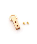 LIGHT GOLD Alloy Metal Buckles – Rectangle D-Ring Hooks for Handbag Straps & Tassel Clips, Side Hanging Connector, 2.6 cm Alloy Metal Buckles – Rectangle D-Ring Hooks for Handbag Straps & Tassel Clips, Side Hanging Connector, 2.6 cm
