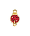 Alloy Motif Ladybug Connector 9x17mm Alloy Motif Ladybug Connector 9x17mm