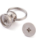 Alloy Pull Ring Rivets Screw Back Studs, with Split Rings, for Phone Case DIY Alloy Pull Ring Rivets Screw Back Studs, with Split Rings, for Phone Case DIY