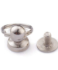 Alloy Pull Ring Rivets Screw Back Studs, with Split Rings, for Phone Case DIY Alloy Pull Ring Rivets Screw Back Studs, with Split Rings, for Phone Case DIY