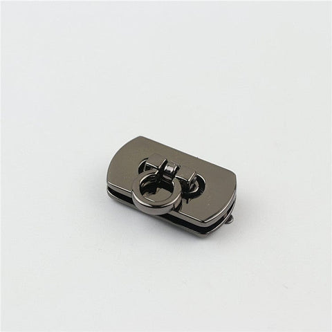 GUN METAL Alloy Purse Locks – Rectangle Latches for DIY Bag Making, 25×17mm Alloy Purse Locks – Rectangle Latches for DIY Bag Making, 25×17mm