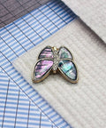 Alloy Rhinestone Shank Buttons, Butterfly, Colorful Alloy Rhinestone Shank Buttons, Butterfly, Colorful