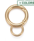 Alloy Spring Gate Ring with Loop – 33 × 24mm Alloy Spring Gate Ring with Loop – 33 × 24mm | BalzarCrafts