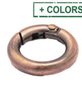Alloy Spring Gate Rings, O Rings, 6 Gauge, 20x4mm Alloy Spring Gate Rings, O Rings, 6 Gauge, 20x4mm