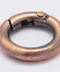 RED COPPER Alloy Spring Gate Rings, O Rings, 6 Gauge, 20x4mm Alloy Spring Gate Rings, O Rings, 6 Gauge, 20x4mm