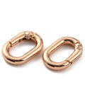 Alloy Spring Gate Rings, Oval, Light Gold, 21x14x4mm Alloy Spring Gate Rings, Oval, Light Gold, 21x14x4mm