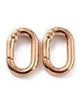 Alloy Spring Gate Rings, Oval, Light Gold, 21x14x4mm Alloy Spring Gate Rings, Oval, Light Gold, 21x14x4mm